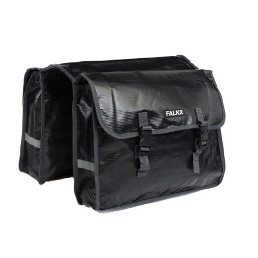 FALKX Black Bull Tas Bisonyl zwart dubbel 24L